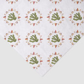 Llamarama Collectie | Cactus Circle Tissuepapier (Detail)