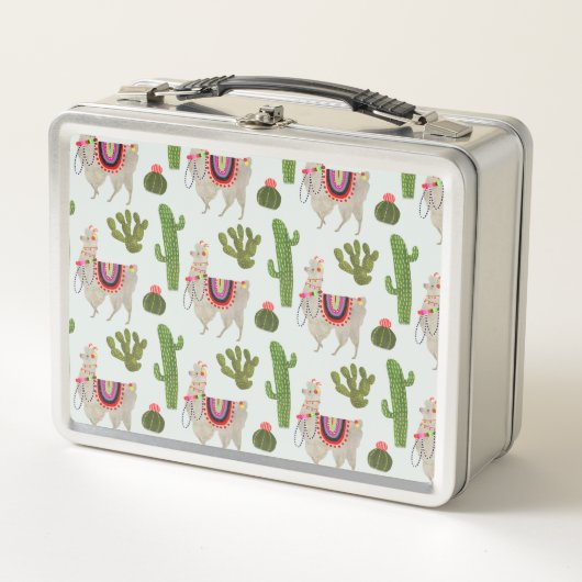 Llamarama Collectie | Cactus & Llama Pattern (Voorkant)