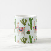 Llamarama Collectie | Cactus & Llama Pattern Koffiemok (Center)