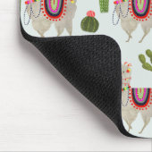 Llamarama Collectie | Cactus & Llama Pattern Muismat (Hoek)