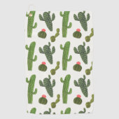 Llamarama Collectie | Cute Cactus Golfhanddoek (Voorkant)