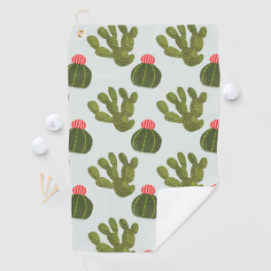 Llamarama Collectie   Cute Cactus Pattern Golfhanddoek
