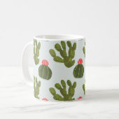 Llamarama Collectie | Cute Cactus Pattern Koffiemok (Voorkant links)