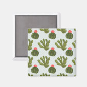 Llamarama Collectie | Cute Cactus Pattern Magneet (Voorkant / Achterkant)