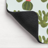Llamarama Collectie | Cute Cactus Pattern Muismat (Hoek)