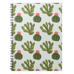 Llamarama Collectie   Cute Cactus Pattern Notitieboek