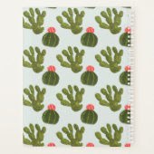Llamarama Collectie | Cute Cactus Pattern Planner (Achterkant)