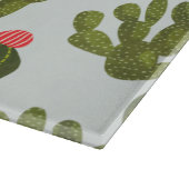 Llamarama Collectie | Cute Cactus Pattern Snijplank (Hoek)