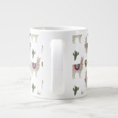 Llamarama Collectie | Cute Lllamas Extra Grote Beker (Achterkant)