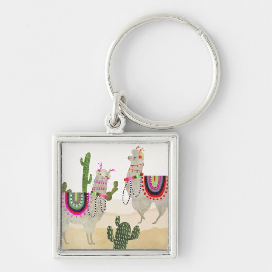 Llamarama Collectie | Cute Lllamas Sleutelhanger (Voorkant)
