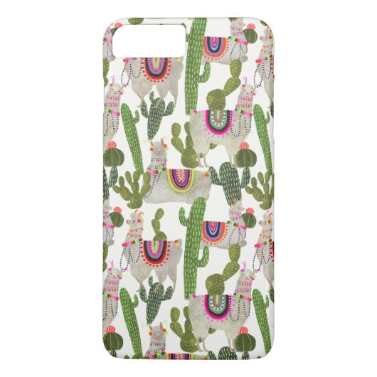 Llamarama Collectie Pattern Case-Mate iPhone Case (Achterkant)