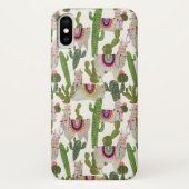 Llamarama Collectie Pattern Case-Mate iPhone Case (Achterkant)