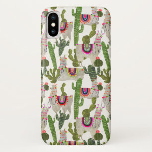Llamarama Collectie Pattern iPhone X Hoesje