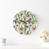 Llamarama Collectie Pattern Grote Klok (Huis)