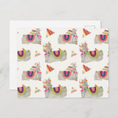 Llamarama Collectie Pattern II Briefkaart (Voorkant / Achterkant)