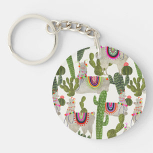 Llamarama Collectie Pattern Sleutelhanger