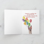 Llamas Birthday Feestdagen Kaart (Binnen)