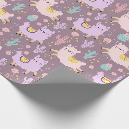 Llamas Cadeaupapier (Hoek)