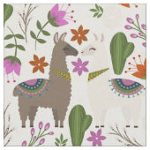 Llamas en Cactus Stof (Close Up)