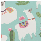 Llamas en Cactus Stof (Close Up)