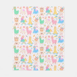 Llamas Fleece Deken