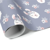 Llamas & Flowers Patroon Cadeaupapier (Rol Hoek)