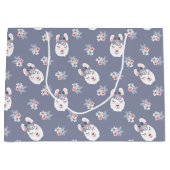 Llamas & Flowers Patroon Groot Cadeauzakje (Voorkant)