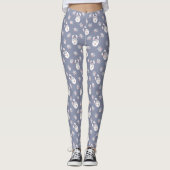 Llamas & Flowers Patroon Leggings (Voorkant)