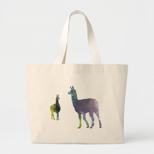 Llamas Grote Tote Bag (Voorkant)