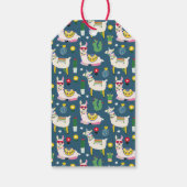 Llamas in zonnebrillen cadeaulabel (Achterkant)