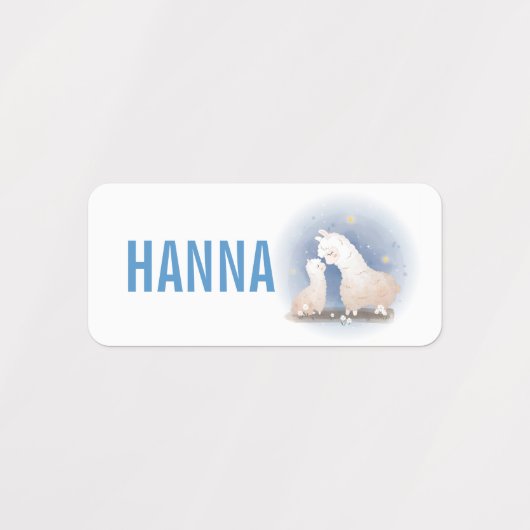 Llamas Labels (Design 2)