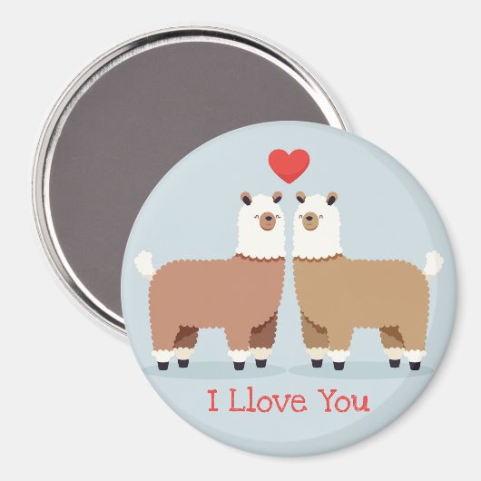 Llamas Magneet (Voorkant / Achterkant)