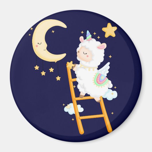 Llamas Magnet Magneet (Voorkant)