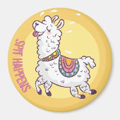 Llamas Magnet Magneet (Voorkant)
