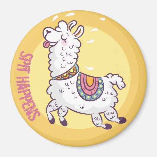 Llamas Magnet Magneet (Voorkant)