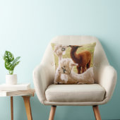 Llamas met Baby cria-ussen Kussen (Stoel)