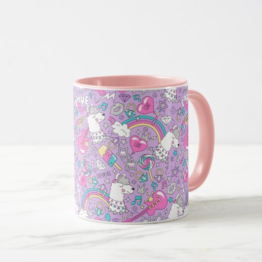 Llamas Mug (Devant droit)