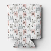 Llamas Pattern glimlachen Blikjeskoeler (Achterkant)