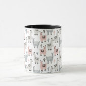 Llamas Pattern glimlachen Mok (Midden)