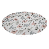 Llamas Pattern glimlachen Snijplank (Hoek)
