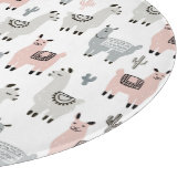 Llamas Pattern glimlachen Snijplank (Hoek)