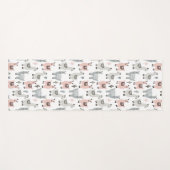 Llamas Pattern glimlachen Yogamat (Voorkant (horizontaal))