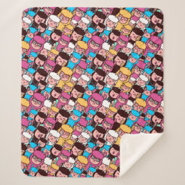 Llamas Sherpa Blanket Deken