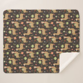 Llamas Sherpa Blanket Deken (Voorkant (horizontaal))