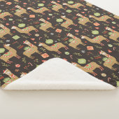 Llamas Sherpa Blanket Sherpa Deken (3/4)