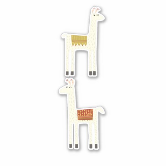 Llamas Sticker (Voorkant)