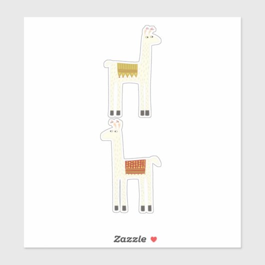 Llamas Sticker (Vel)
