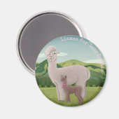 Llamas voor je drama's magneet (Voorkant / Achterkant)