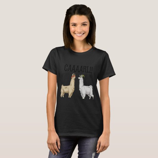 Llamas With Hats Carl T-shirt (Voorkant volledig)