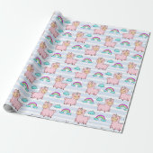 Llamas Wrapping Paper Cadeaupapier (Uitgerold)